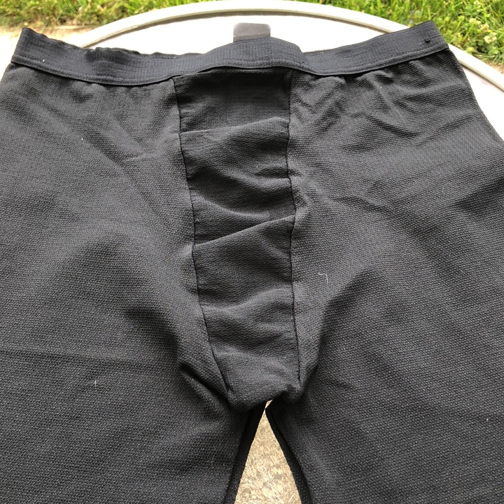 BIKE Shorts COMPRESSION Size MEDIUM Nylon Lycra Spandex Black - Picture 2 of 5